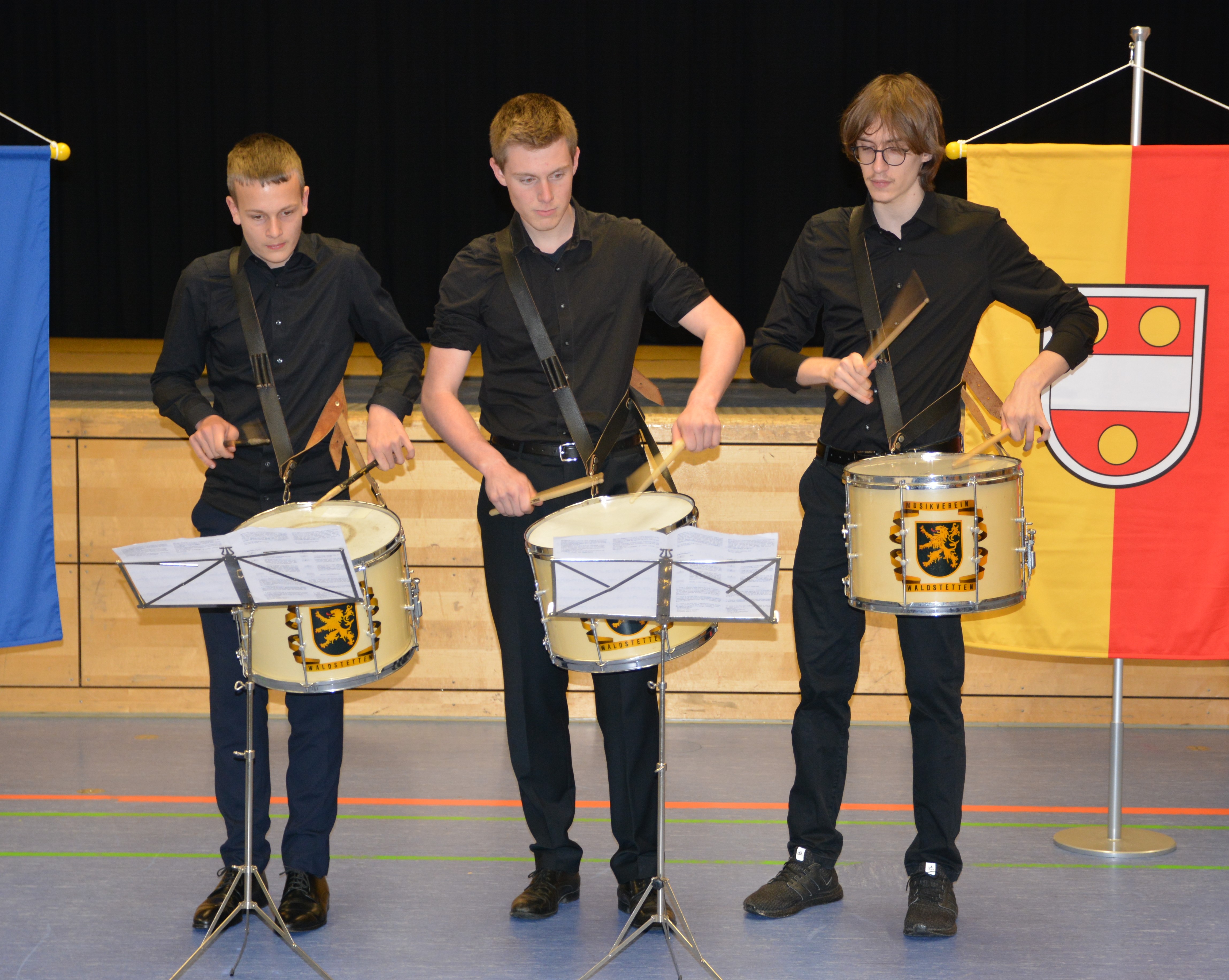  Ausgezeichnete Schlagzeuger der Musikschule Waldstetten 