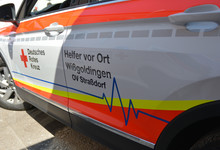 Helfer vor Ort-Gruppe in Wißgoldingen hat ein neues Einsatzfahrzeug: Am 17. Juni 2023 war offizielle Inbetriebnahme mit Segnung
