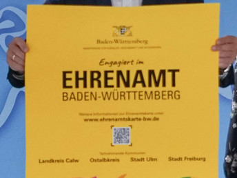 Ehrenamtskarte im Ostalbkreis - Anträge können seit 1. August 2023 beim Landratsamt gestellt werden