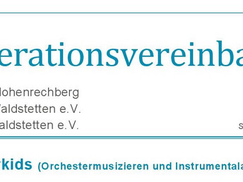 Kooperationsvertrag „Orchesterkids“ zwischen der Gemeinschaftsschule Unterm Hohenrechberg, der Musikschule Waldstetten und dem Musikverein Waldstetten