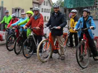 Gemeinsame Radtour zum Auftakt von STADTRADELN 2021 am 7. Juni mit Vertreter der Gemeindeverwaltung, NaZuWa sowie der Radsportabteilung des TSGV Waldstetten