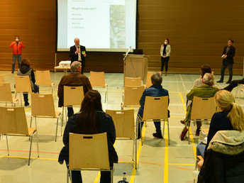 Bürgerversammlung „Chance auf dem Löwen-Areal“ am Donnerstag, 24. März 2022, in der Kaiserberghalle in Wißgoldingen