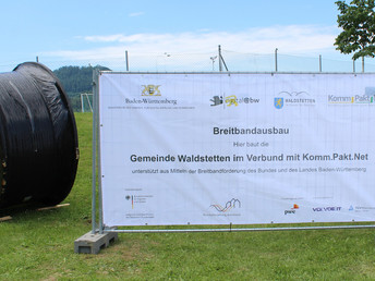 Ausbau der Breitbandversorgung der Gemeinde Waldstetten: Spatenstich für das „Weiße-Flecken-Programm“ des Bundes und Landes am 3. Juni 2022