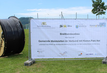 Ausbau der Breitbandversorgung der Gemeinde Waldstetten: Spatenstich für das „Weiße-Flecken-Programm“ des Bundes und Landes am 3. Juni 2022