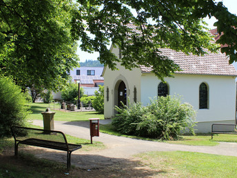 Parkanlage Alter Friedhof im Waldstetten ist Park der Erinnerung - Stand 25. Juli 2023