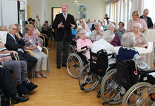 Wiedereröffnung der offenen Begegnungsstätte im Pflegeheim St. Johannes am 27. Mai