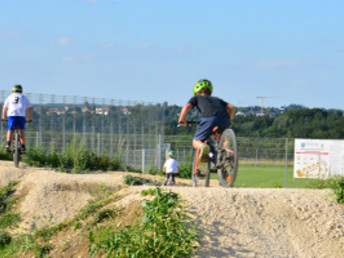 Stuifen-Bikepark bei der Waldstetter Sportanlage "Auf der Höhe" am Donnerstag, 29. Juli 2021, offiziell eröffnet