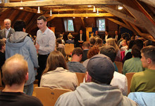Podiumsdiskussion mit allen Direktkandidaten des Wahlkreises Schwäbisch Gmünd/Backnang für die Erstwähler im Bürgersaal